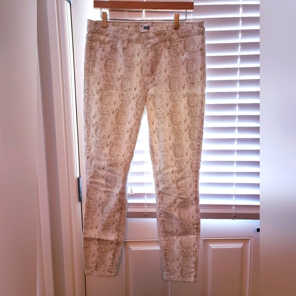 Paige Hoxton Sonoran Snake Print Jeans - Picture 2 of 5